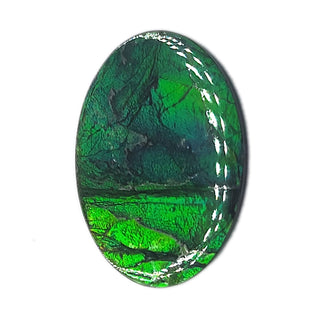 Ammolite Oval Shaped Freeform Loose Gemstone 5280425